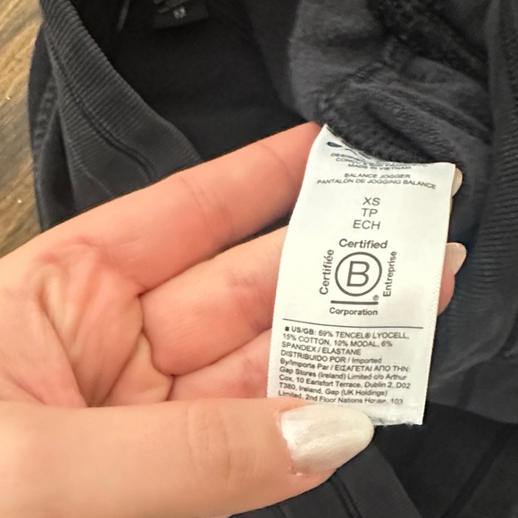 Athleta Black Joggers - Picture 3 of 4